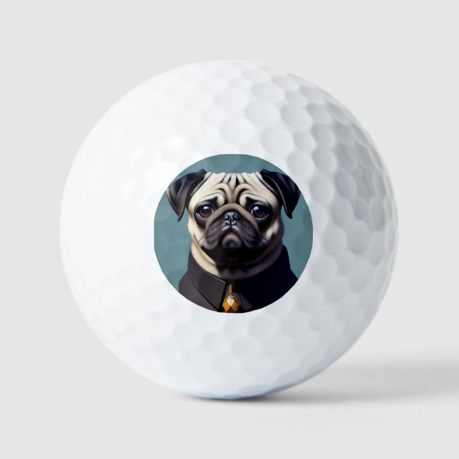 Mops Golfball (Vorderseite)
