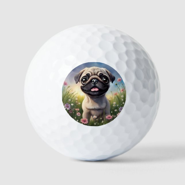 Mops Golfball (Vorderseite)