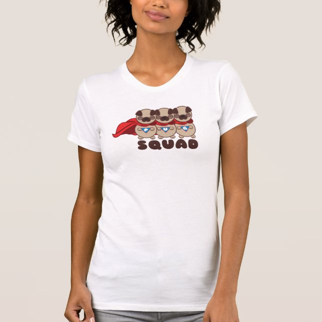 Mops-Gruppe-Möpse zum Rettungs-T-Shirt T-Shirt (Vorderseite)