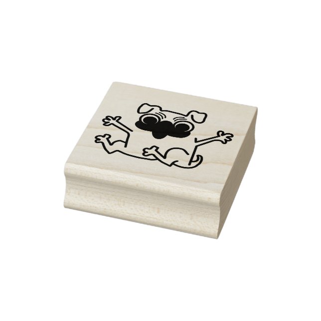 Mops Gummistempel (Stempel)
