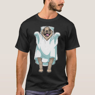 Mops Halloween Geist T-Shirt