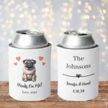 Mops Haustier Hochzeit kann kühler