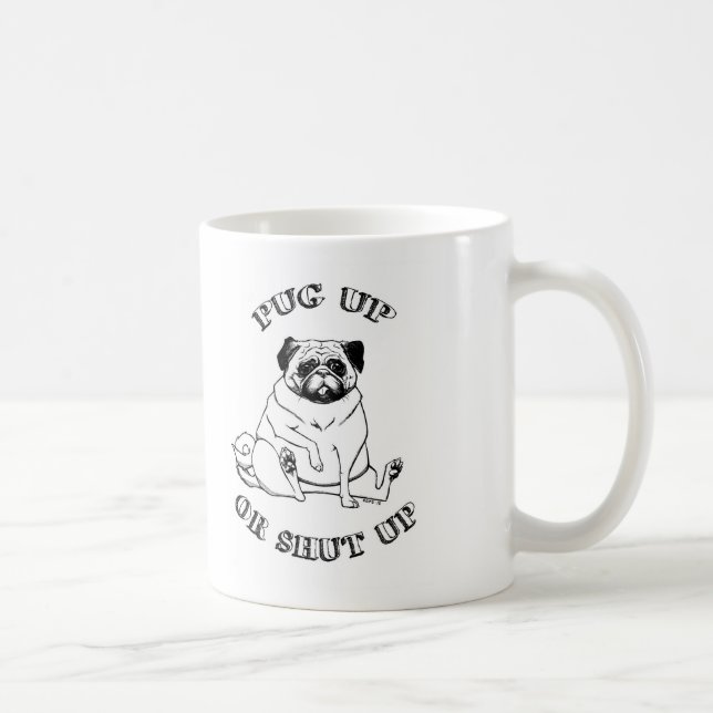 Mops herauf Tasse (Rechts)