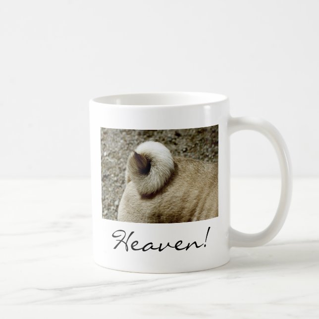 Mops-Himmels-Tasse Kaffeetasse (Rechts)