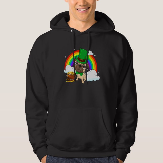 Mops Hund 1 Hoodie (Vorderseite)