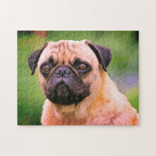 Mops Hund Art