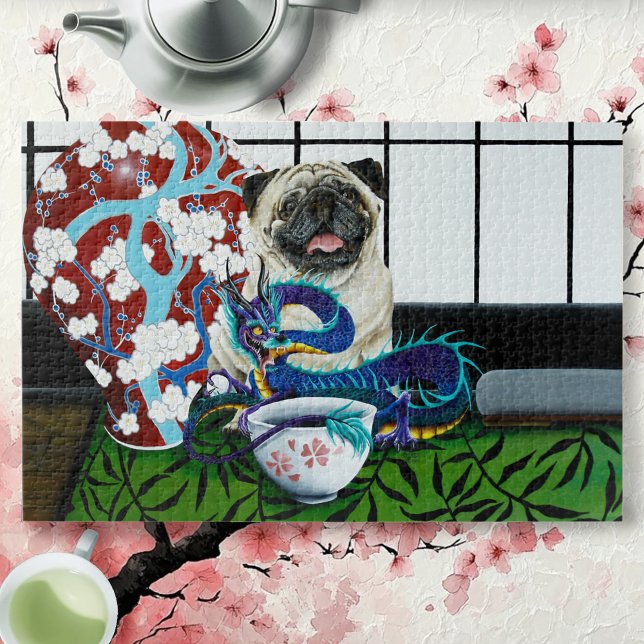 Mops Hund Chinesischer Drache (Von Creator hochgeladen)