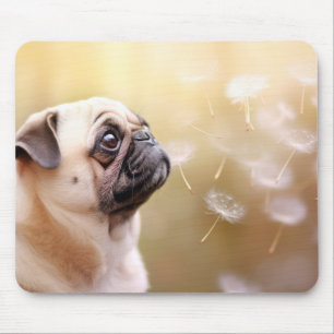 Mops Hund Haustier Tranquie Friedlich Mousepad