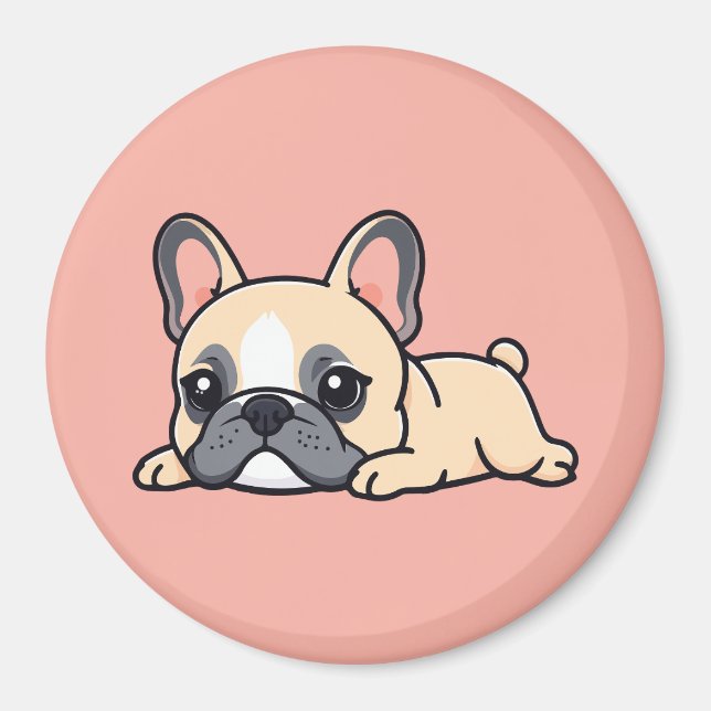 Mops-Hund Magnet (Vorne)