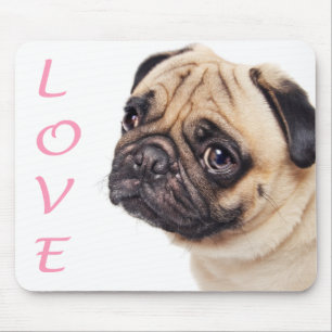 Mops-Hund-Mops-Hund-Mauspad Mousepad