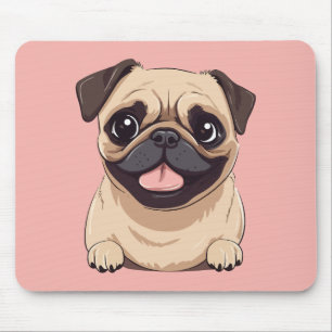 Mops-Hund Mousepad