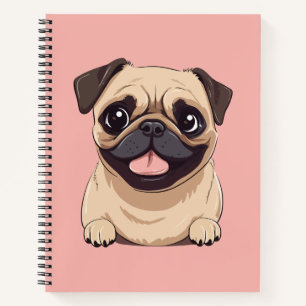 Mops-Hund Notizbuch