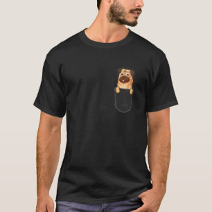 Mops Hund Süßer Taschenhund Welpe T-Shirt