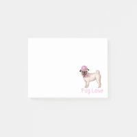 Mops Hund Welpe Cartoon Post IT Haftnotizen