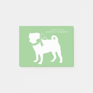 Mops Hund Welpe Post-it-Notizen Post-it Klebezettel