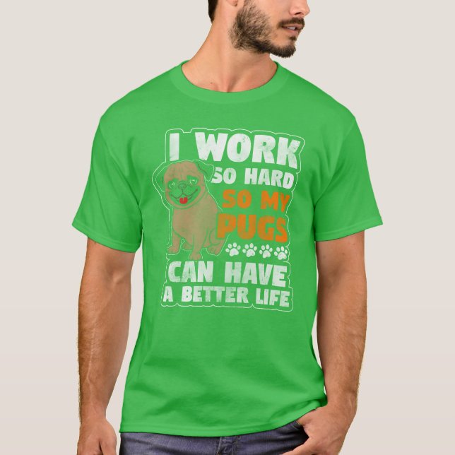 Mops Hunde-Freund T-Shirt (Vorderseite)