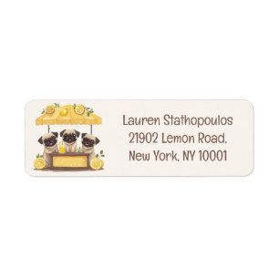 Mops Hunde Lemonade Stand