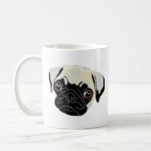 Mops Hunde Mama Tasse