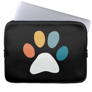 Mops Hunde Pfote Print Animal Pfoten Hund Katze Pf Laptopschutzhülle