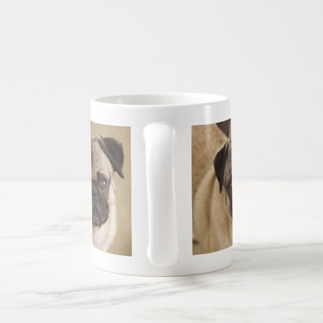 MOPS-HUNDEwelpe Kaffeetasse (Henkel)
