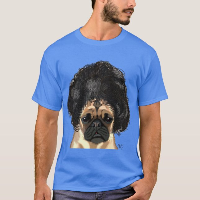 Mops in einer schlechten Wiege T-Shirt (Vorderseite)