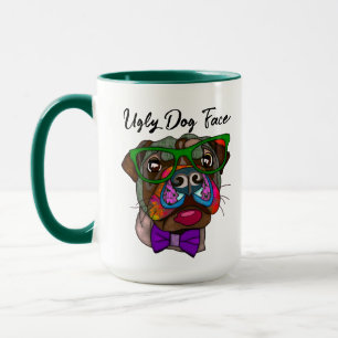 Mops in Sonnenbrille hässliche Hunde Gesicht Tasse