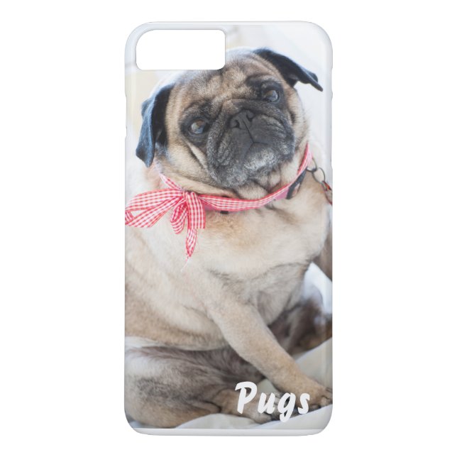 Mops iPhone 7 Plusfall Case-Mate iPhone Hülle (Rückseite)