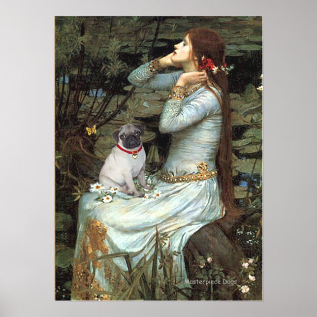 Mops (Jungtier) - Ophelie Poster (Vorne)