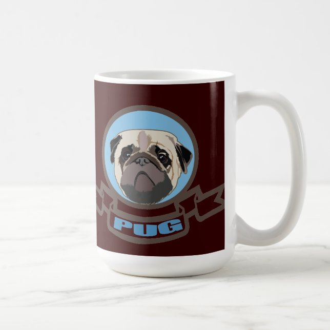 Mops Kaffeetasse (Rechts)