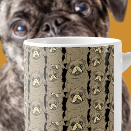 Mops Kaffeetasse