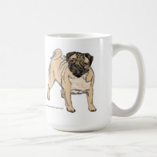 Mops Kaffeetasse
