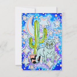 Mops & Kaktus Dankeskarte