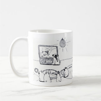 Mops-Karaoke Kaffeetasse