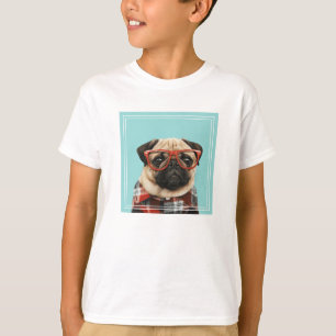Mops Kariert Shirt