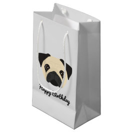 Mops Kleine Geschenktasche Geschenktüte