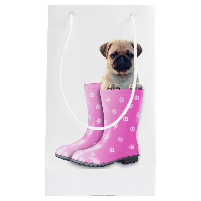 Mops Kleine Geschenktüte (Vorderseite)