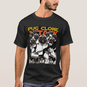 Mops-Klon-Angriff 629 T-Shirt