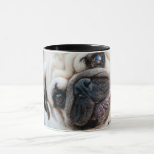 Mops-Kopfneigung Tasse