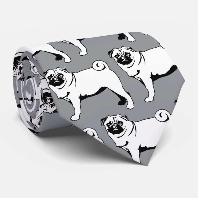 Mops Krawatte (Gerollt)