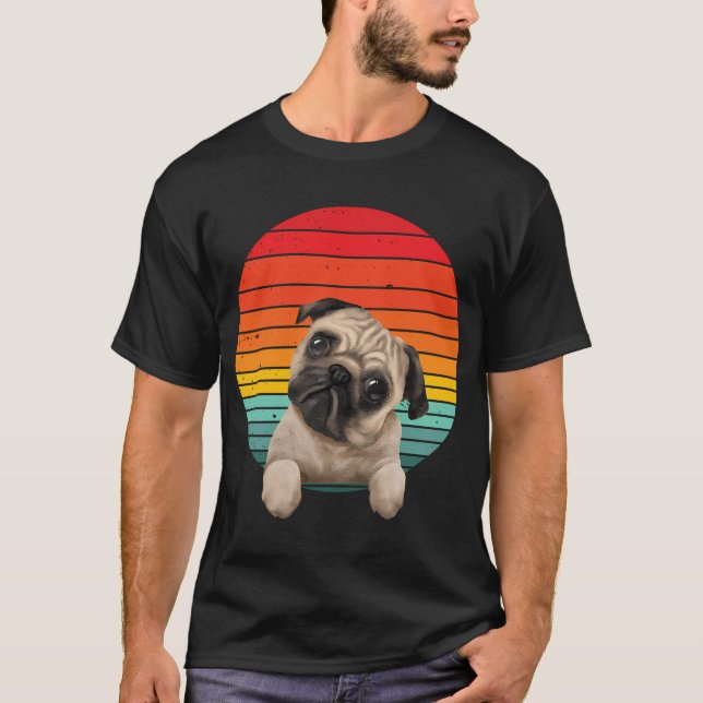 Mops-Kreis T-Shirt (Vorderseite)
