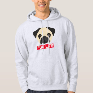 Mops Leben Hoodie