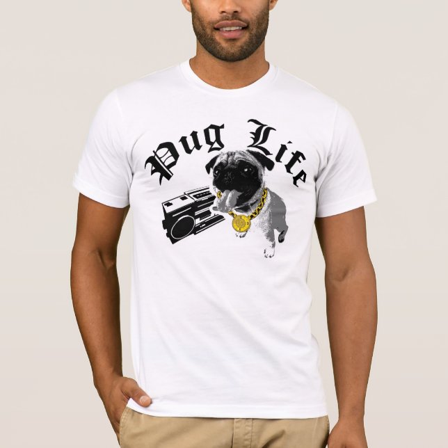 Mops-Leben T-Shirt (Vorderseite)