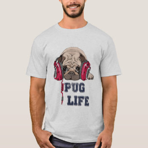 Mops-Leben-T - Shirts
