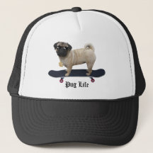 Mops-Lebenfernlastfahrerkappe