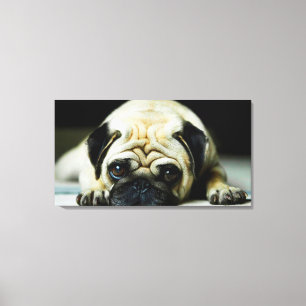 Mops Leinwanddruck
