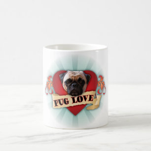 Mops-Liebe Kaffeetasse