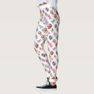 Mops Liebe Leggings
