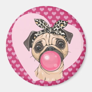 Mops Liebe Magnet