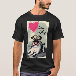 Mops Liebe T-Shirt