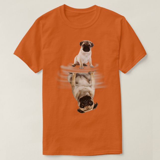 Mops Liebe T-Shirt (Design vorne)